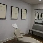 examination room with dental chair