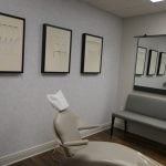 examination room with dental chair