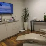 examination room with dental chair