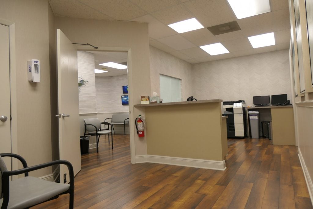 Back office area